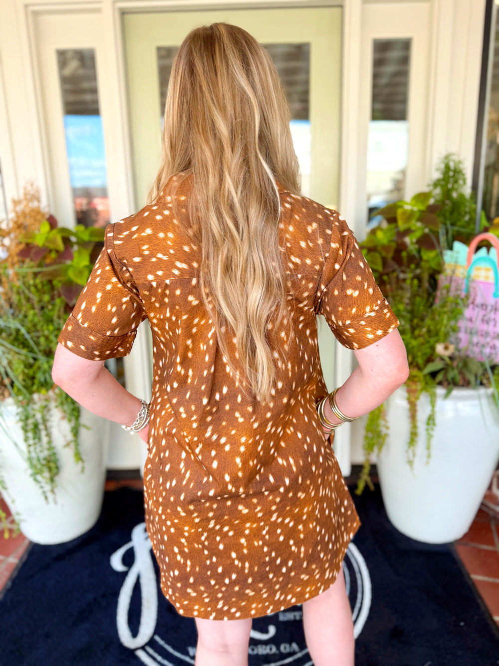 The Mary Animal Print Mini Dress (S-L)