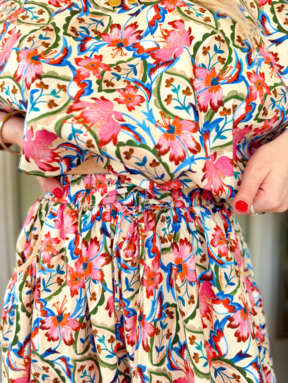The Miley Floral Print Bubble Top (XS-L)