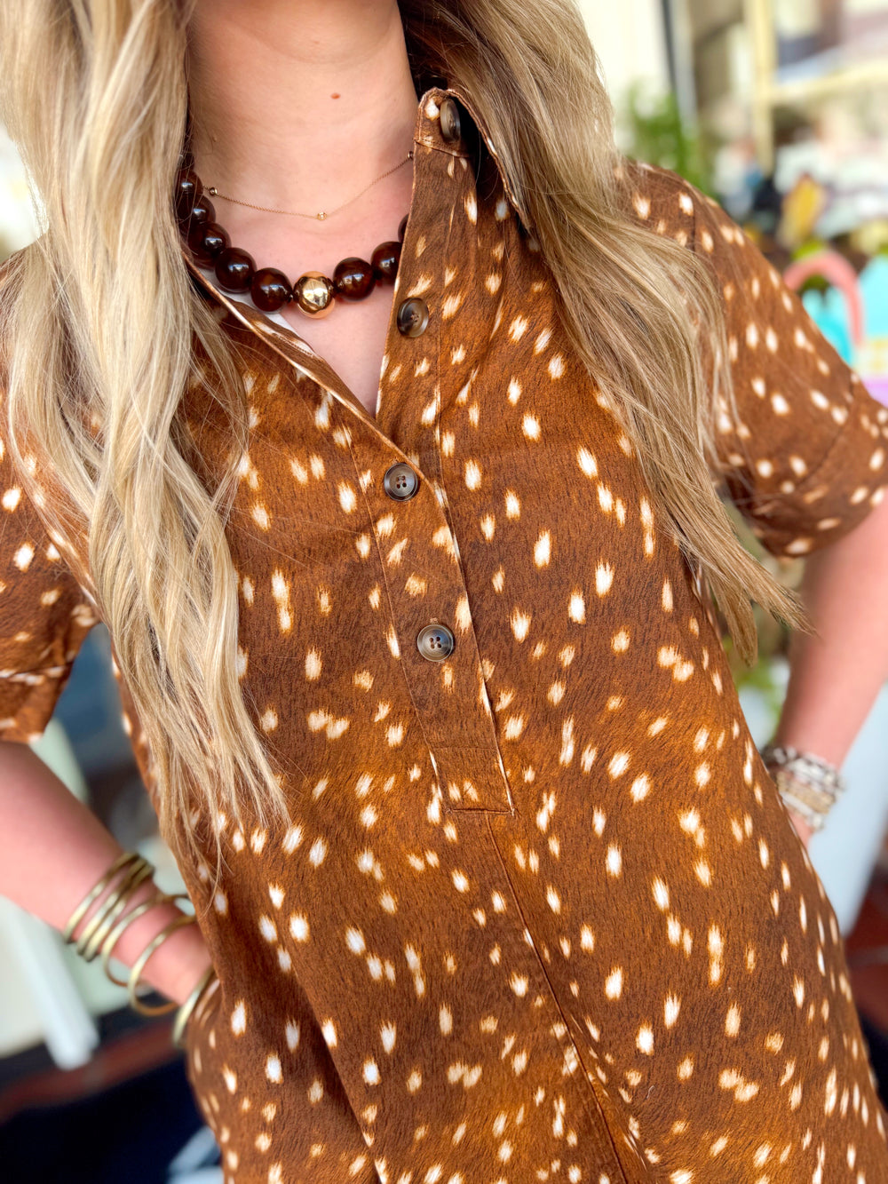 The Mary Animal Print Mini Dress (S-L)