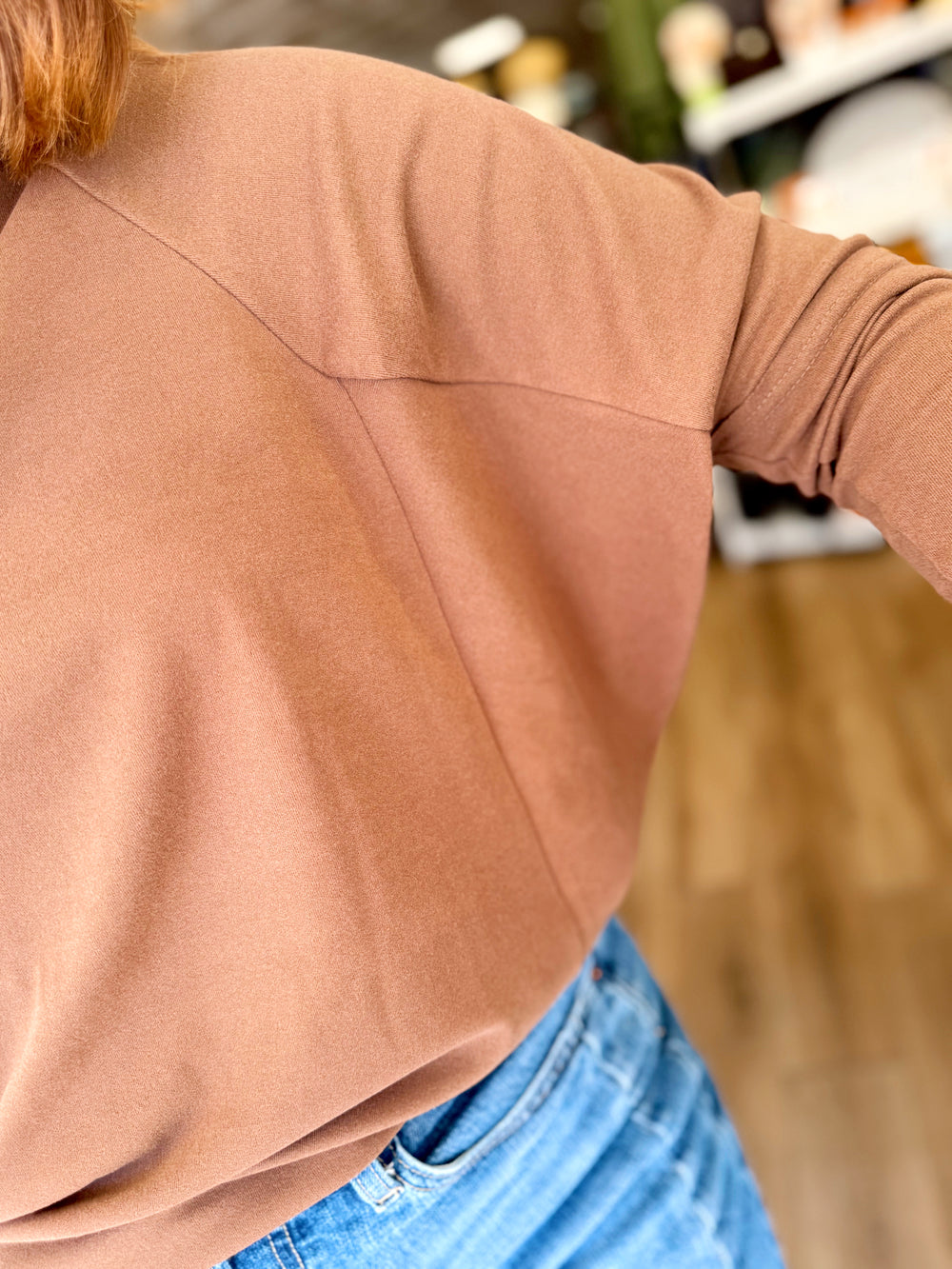 The Neely Knit Top in Mocha (S-L)