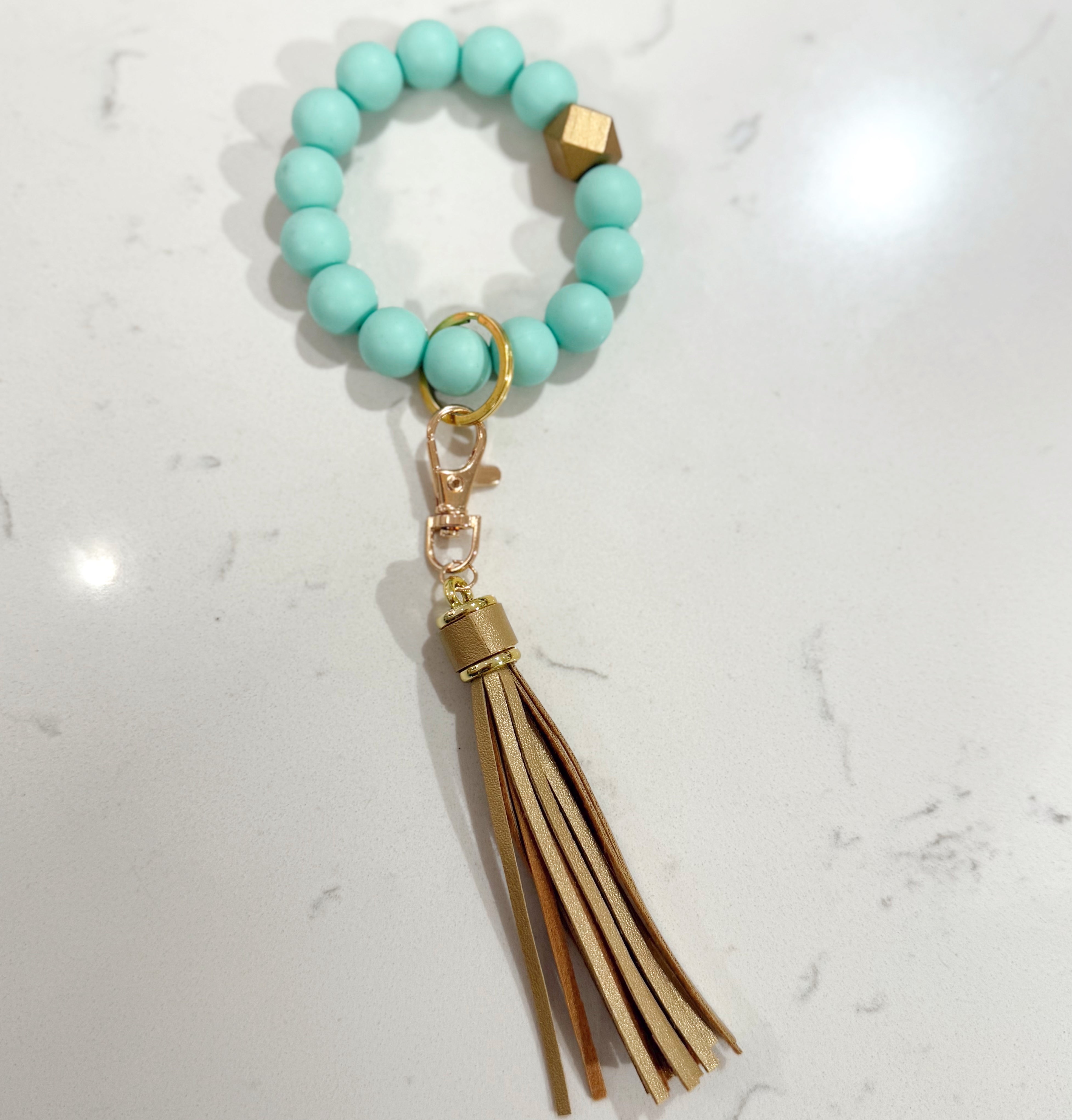 Solid Wristband Keychain