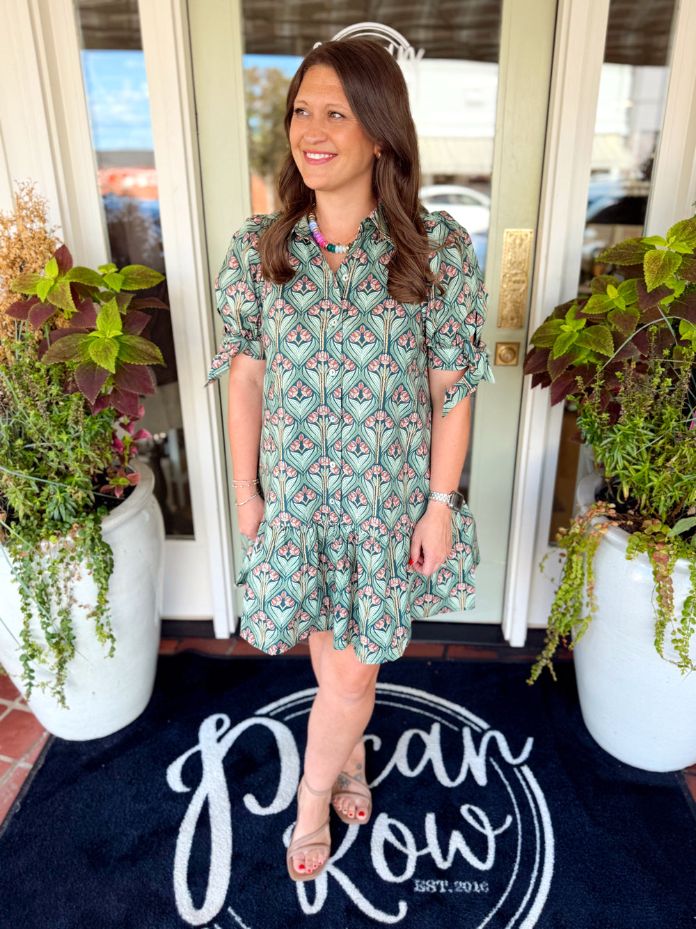 The Mae Floral Puff Sleeve Mini Dress (S-L)