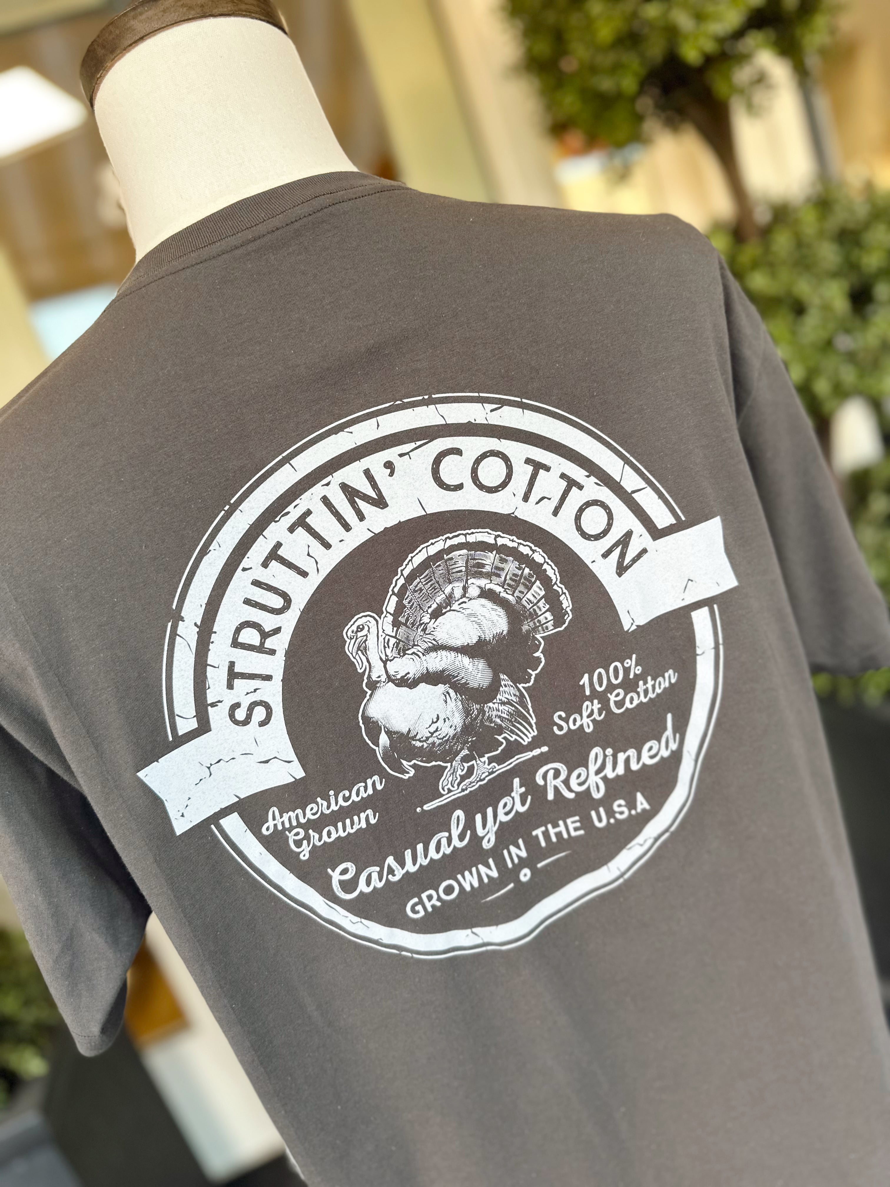 Vintage Logo Tee by Struttin' Cotton