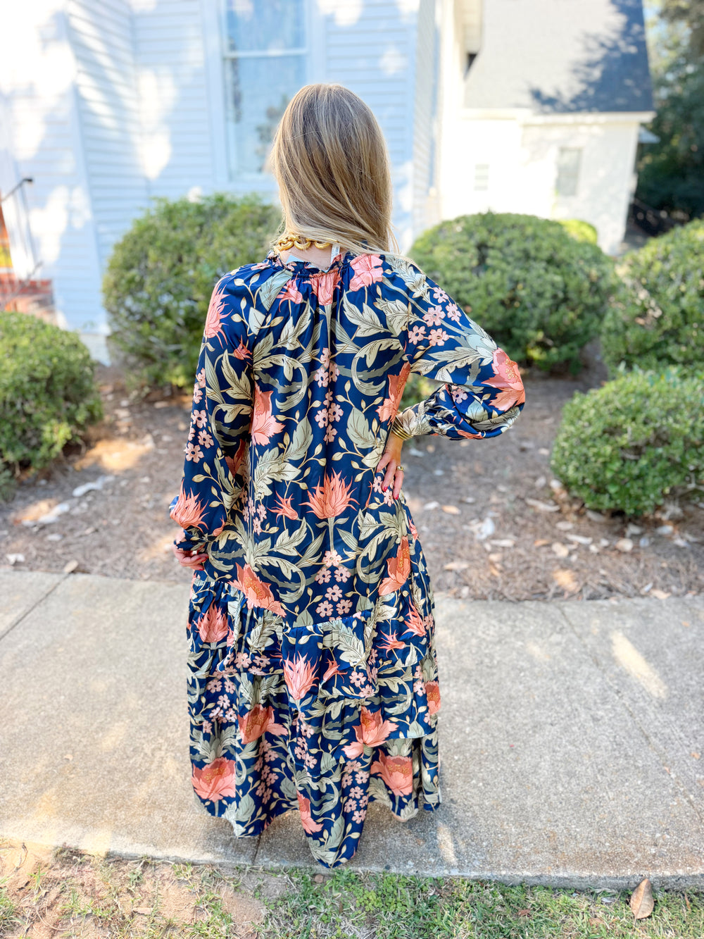 The Ames Floral Tiered Maxi Dress (S-L)