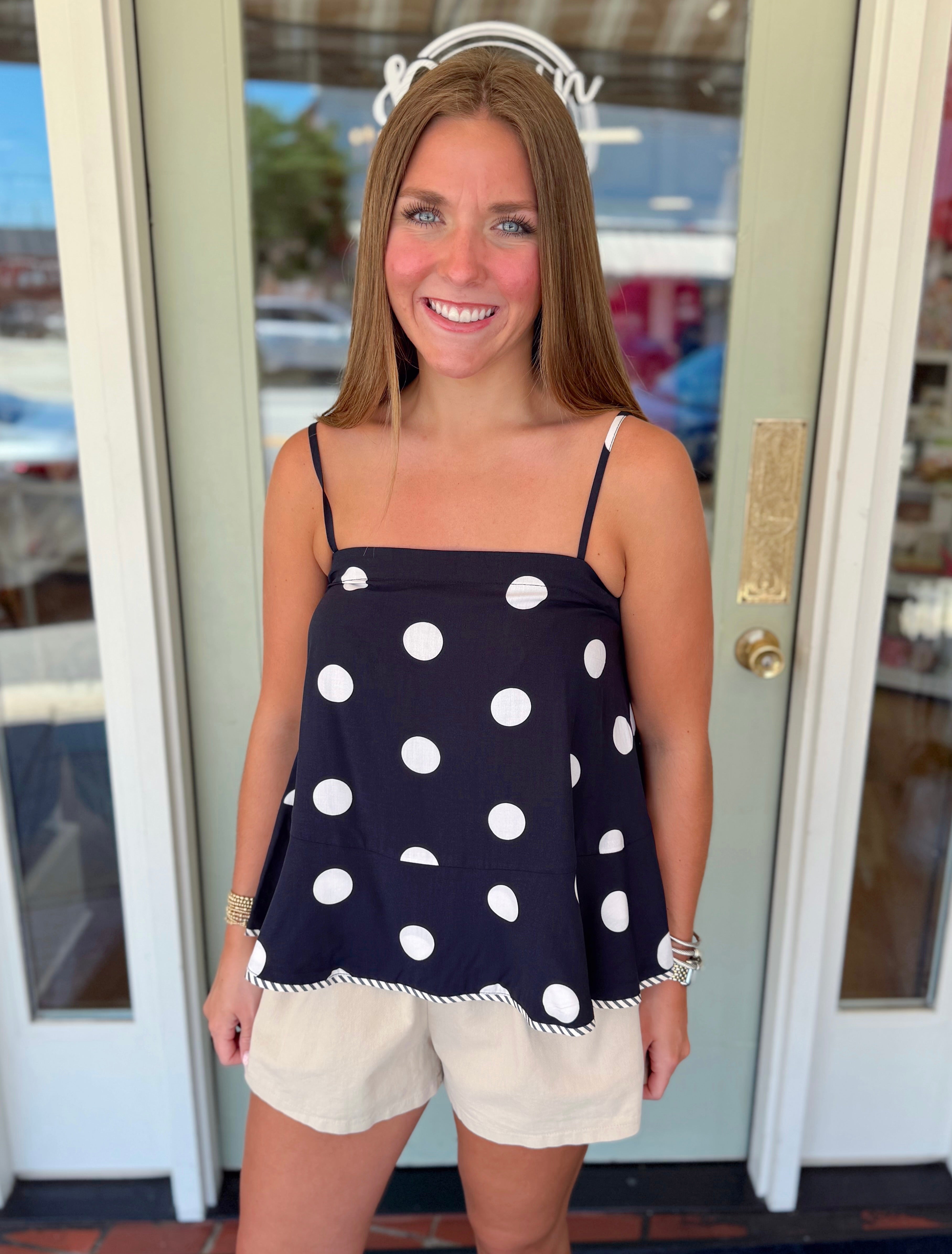 The Audrey Polka Dot Tank