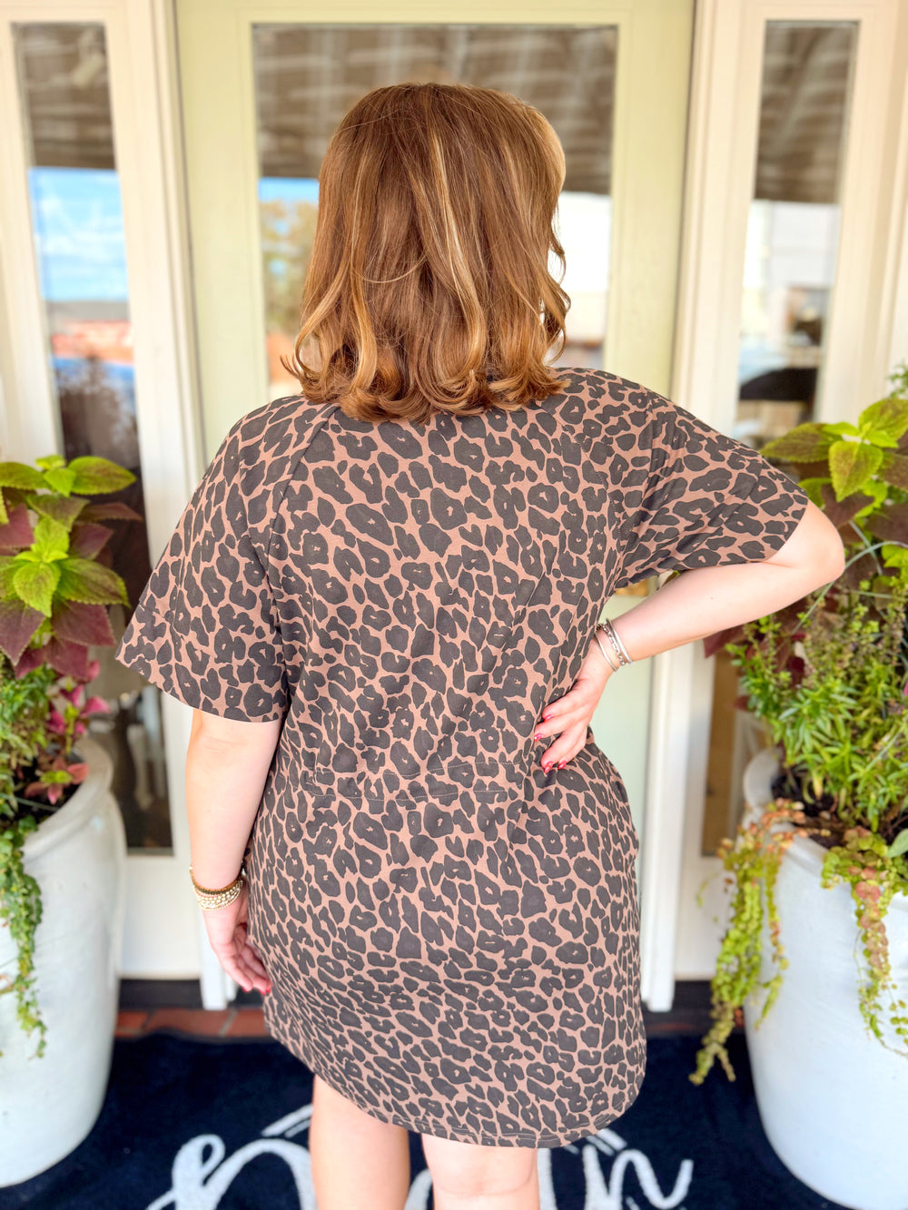 The Sutton Leopard Print Mini Dress (S-L)