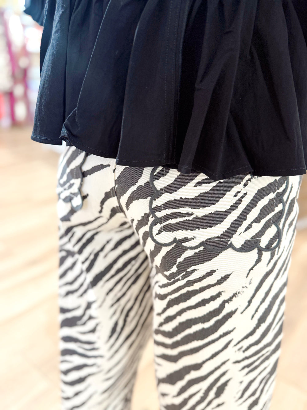 The Zoey Zebra Pants (S-L)