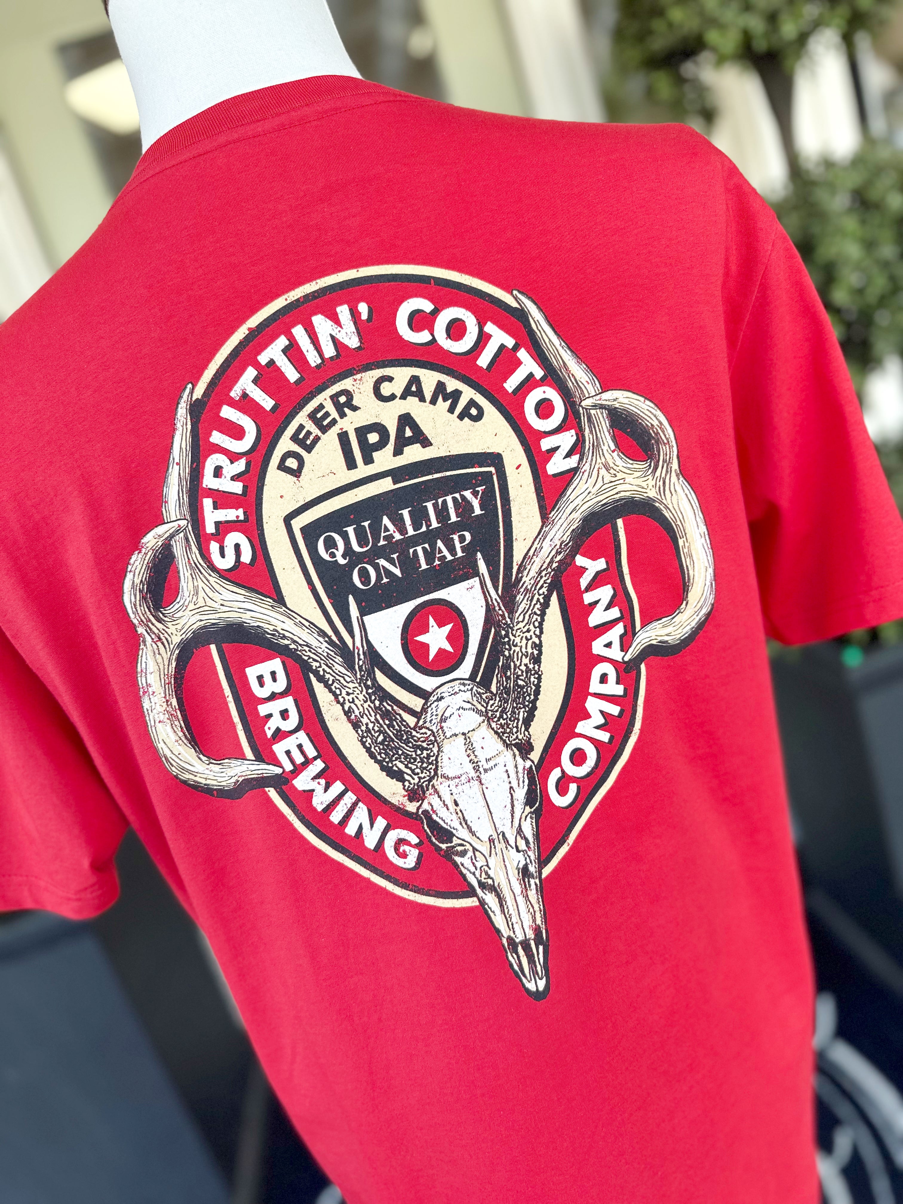Deer Camp IPA Tee by Struttin' Cotton