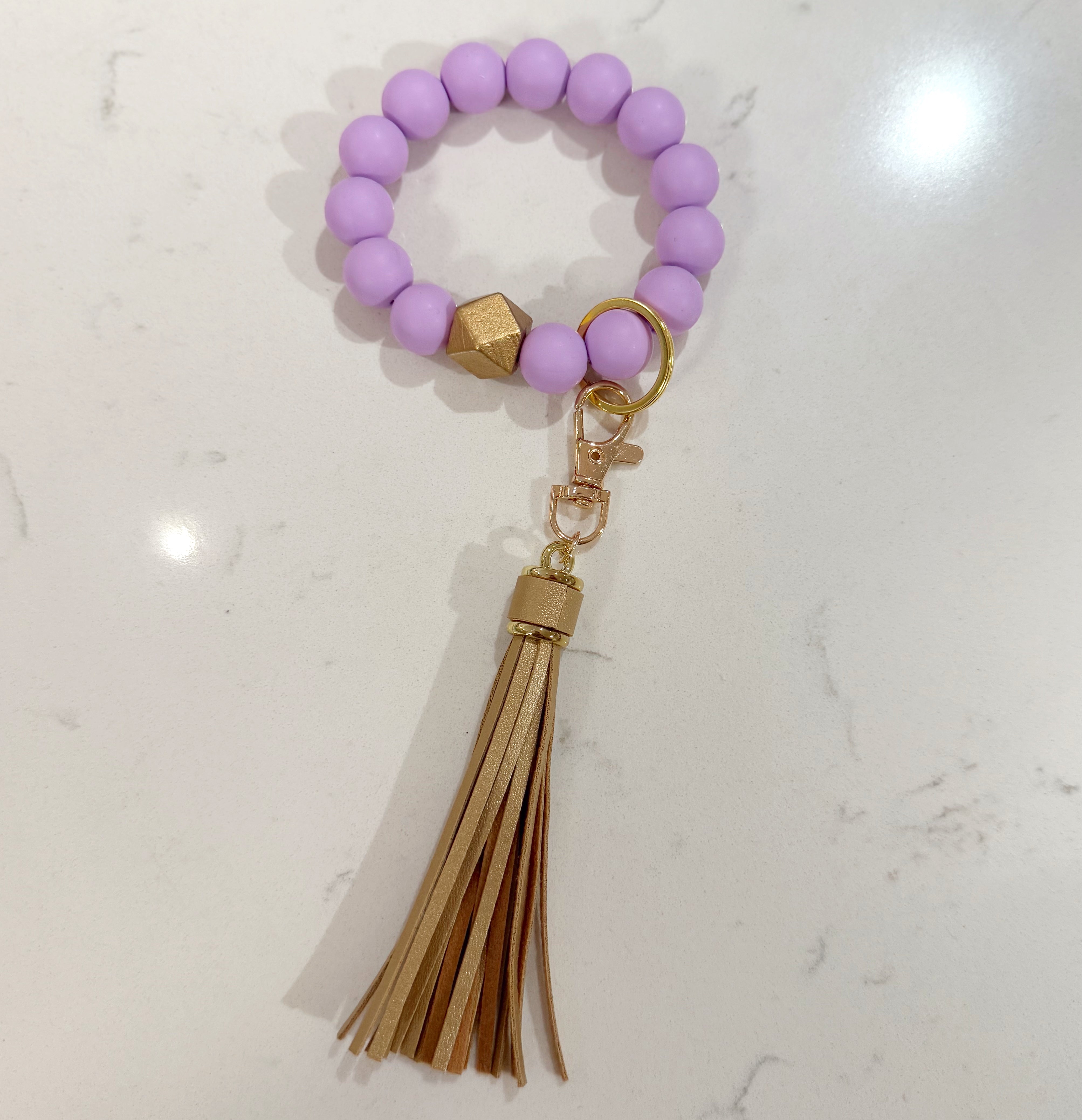 Solid Wristband Keychain