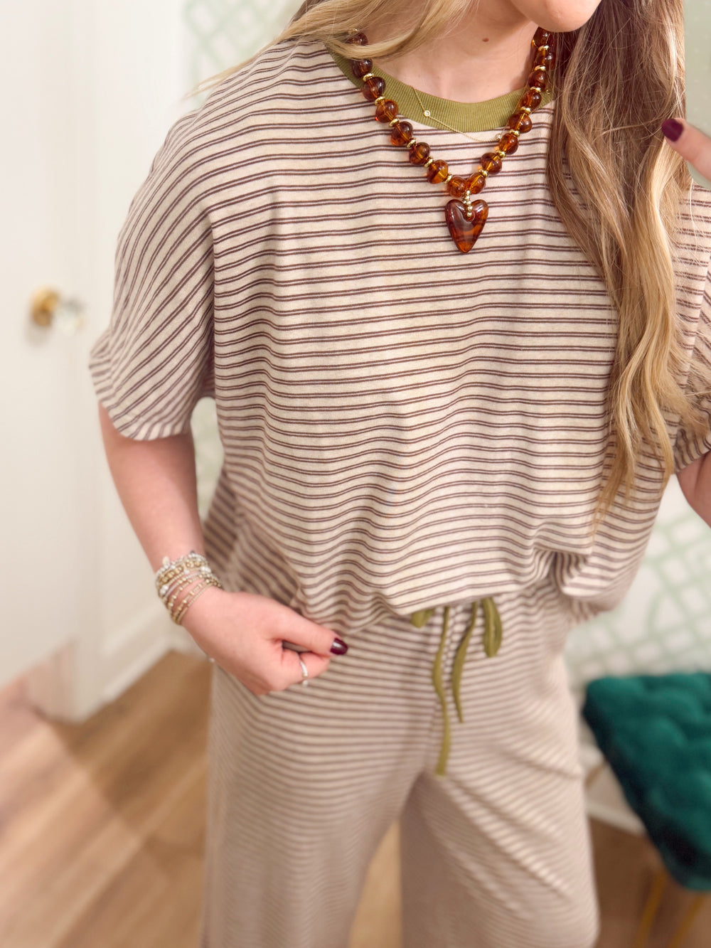 The Maren Striped Knit Top (S-XL)
