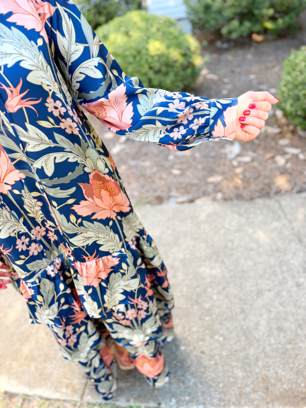 The Ames Floral Tiered Maxi Dress (S-L)