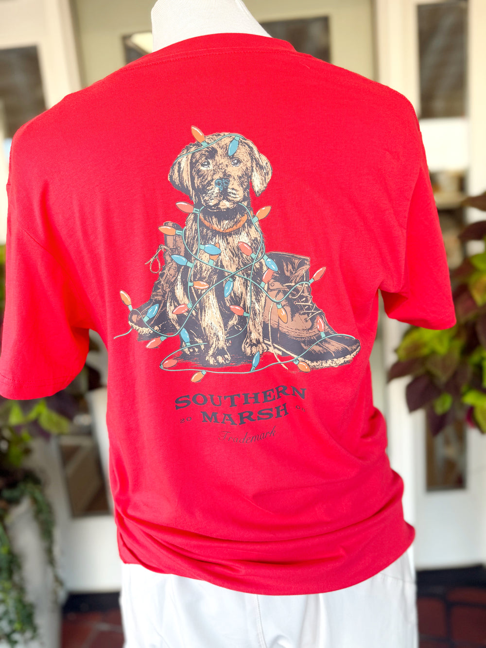 Pup & Boots Festive Tee by Southern Marsh