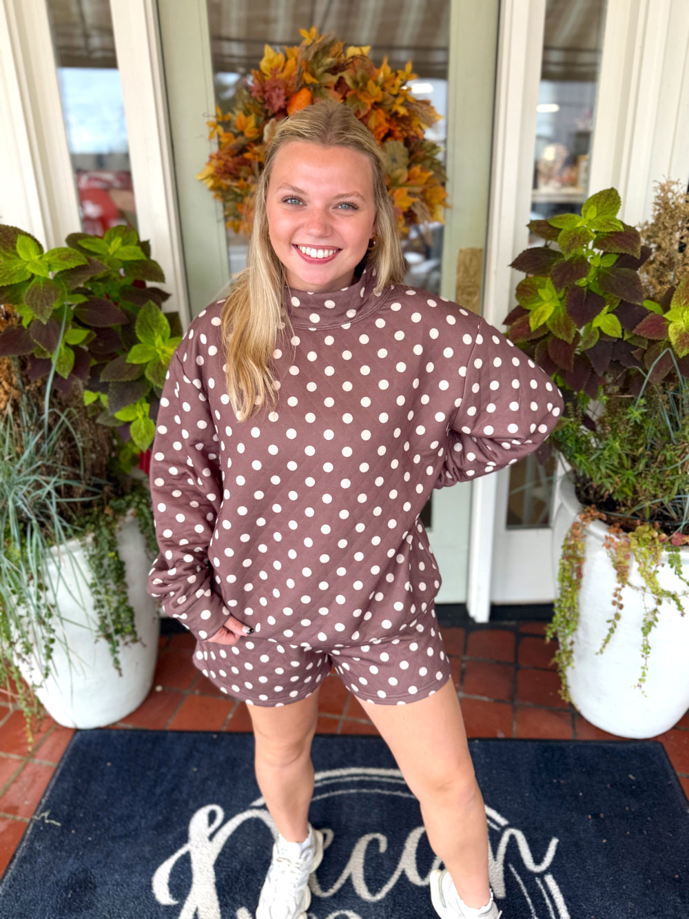 The Meredith Quilted Polkadot Shorts (S-L)