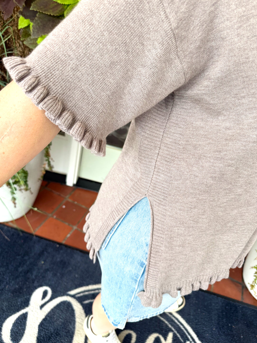 The Nova Ruffle Sweater Top (S-L)
