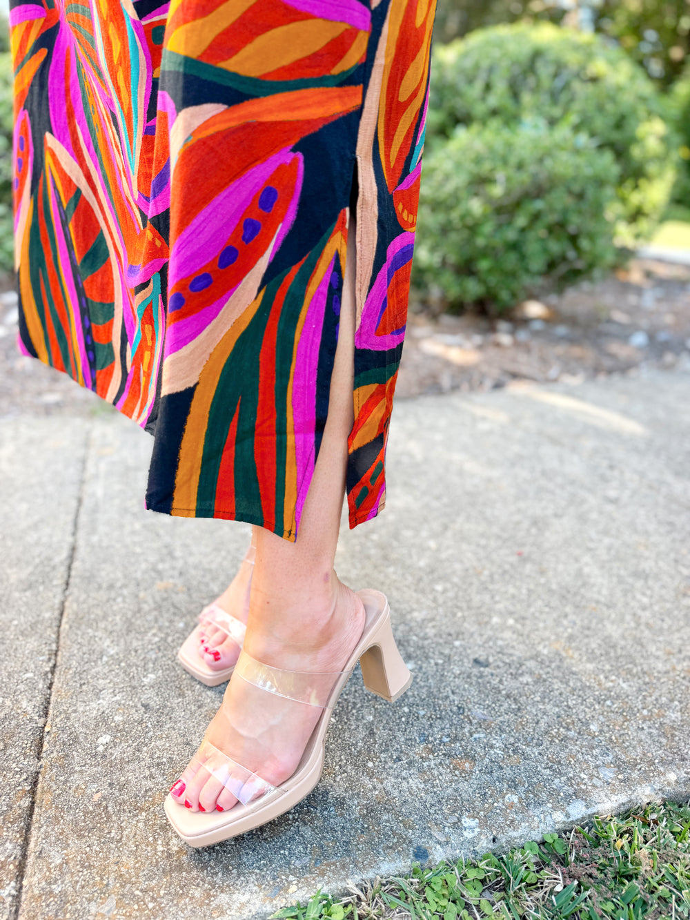 The Norah Printed Midi Dress (S-L)