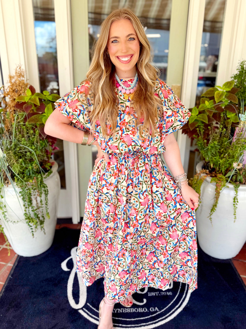 The Miley Floral Print Bubble Top (XS-L)