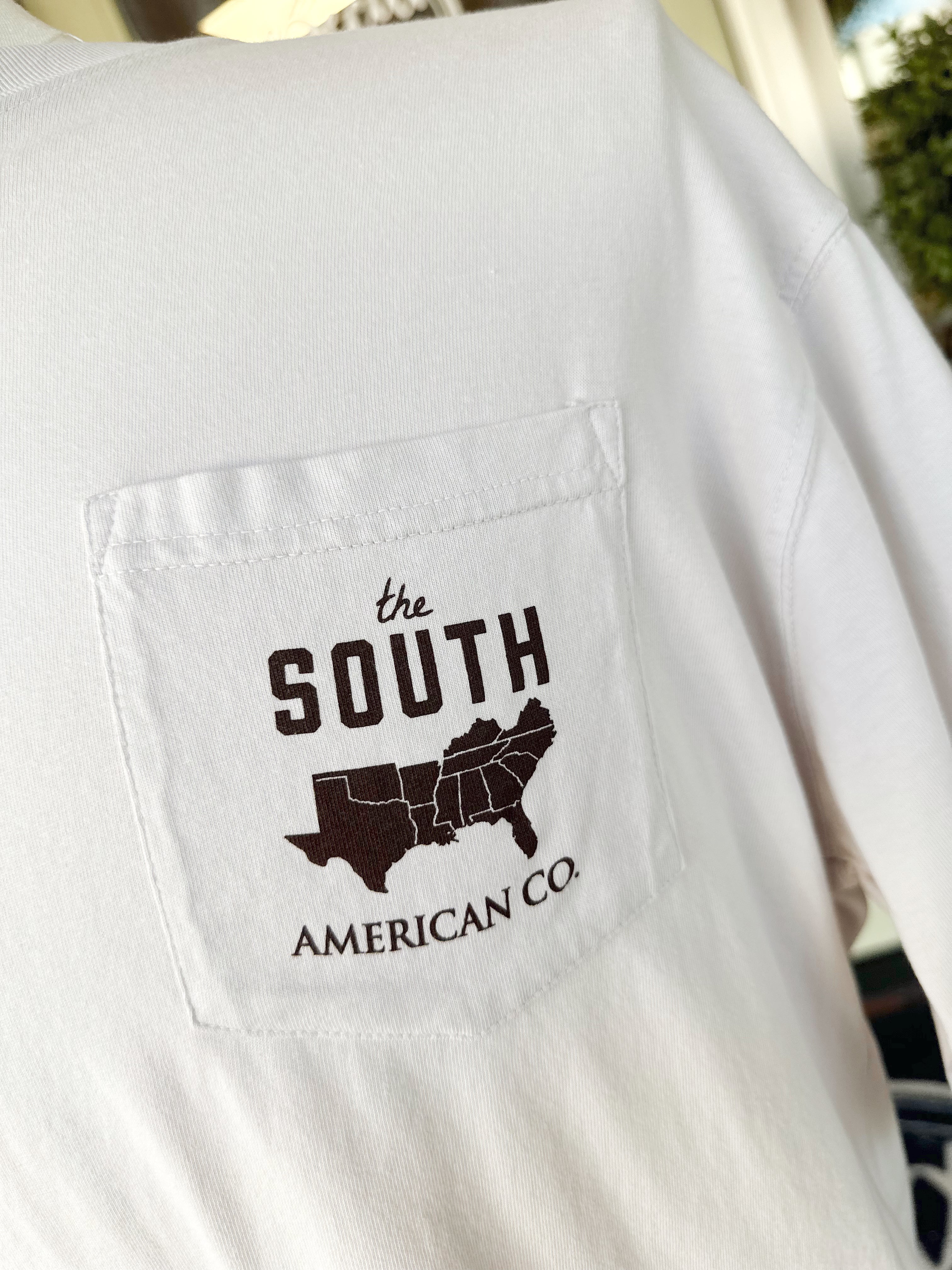 The Boykin Tee in Oyster By Peach State Pride