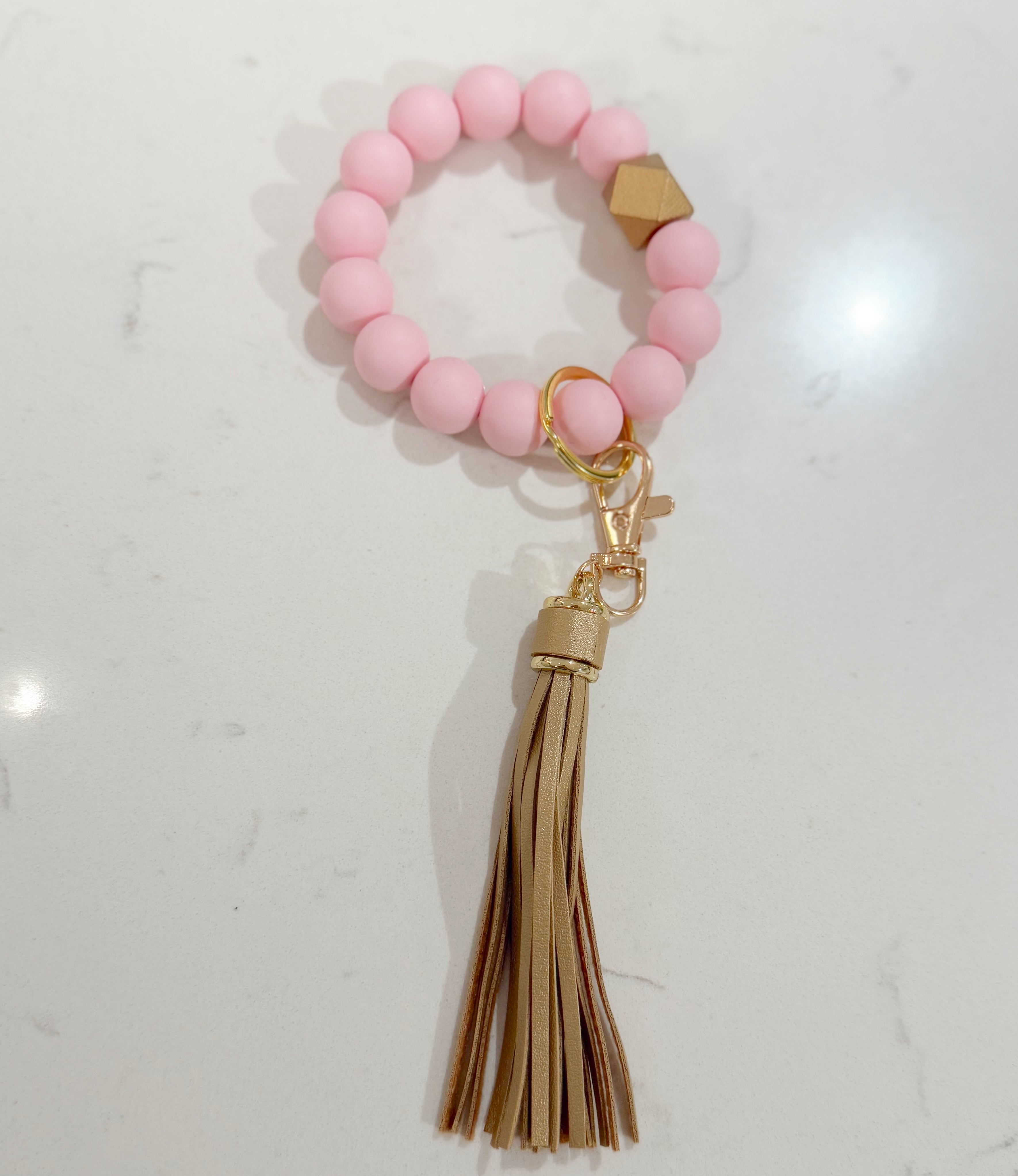 Solid Wristband Keychain