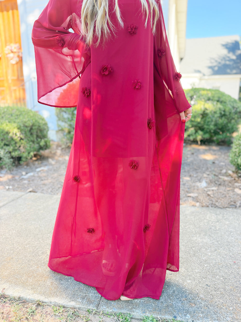 The Hillary Long Sleeve Floral Maxi Dress (S-L)