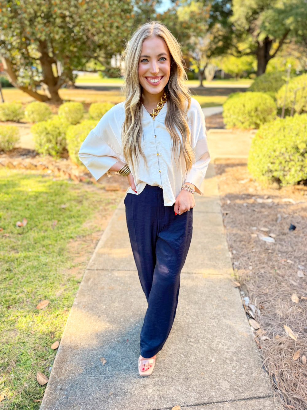 The Wynn High Waisted Flowy Pants (S-L)