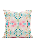 Decorative pillow with a colorful abstract pattern 