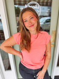pink cotton tshirt