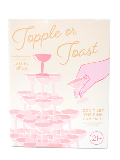 'Topple or Toast' game by Jollity & Co