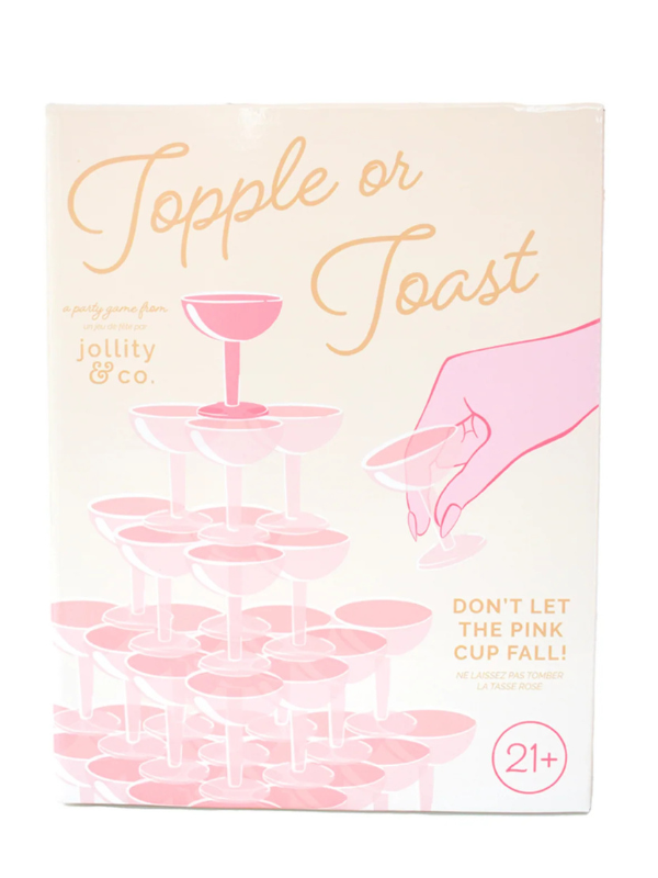 'Topple or Toast' game by Jollity & Co
