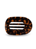 Tortoise Large Flat Round Hair Clip teleties