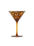 Tortoise Martini Glass browns