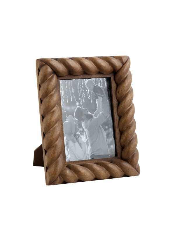 thick Twisted Wood 5x7 Frame 