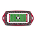 UGA Melamine Stadium Tray bulldogs