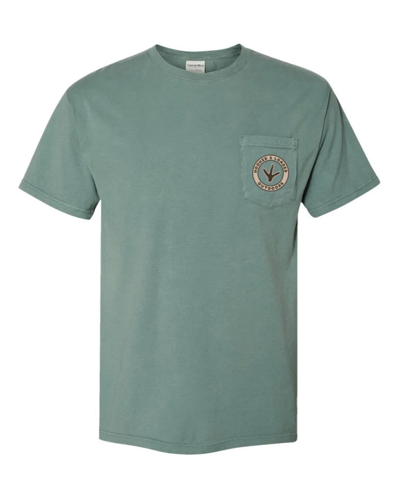 In Flight Tee in Cypress Green