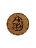 University of Georgia Bulldog Coaster in cherry