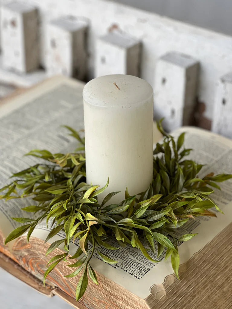 3.5” Smilax Candle Ring