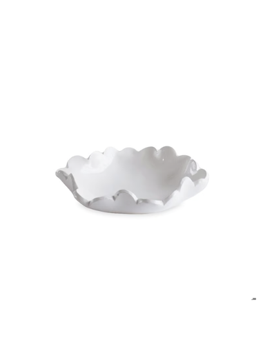 scalloped edge mini melamine plates