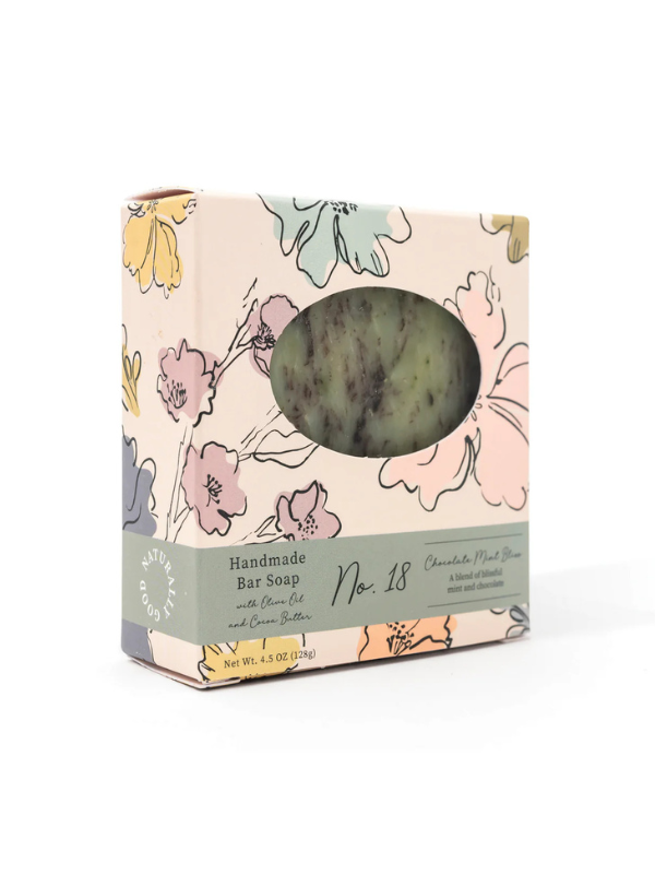Chocolate Mint Bliss Wild Blossom Soap