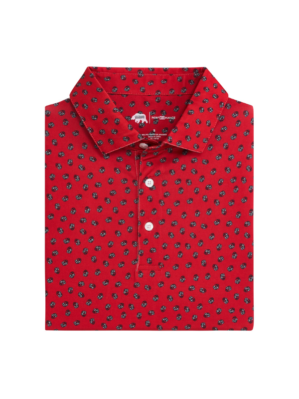 Vintage Bulldog Head Printed Polo By Onward Reserve