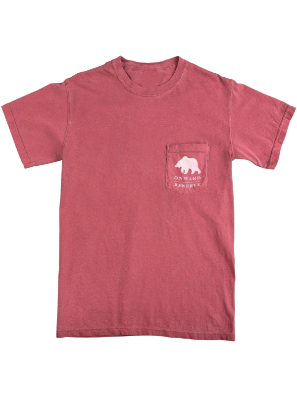 Brock Bowers Tee in Washed Red By Onward Reserve