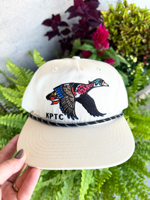 Flying Wood Duck - Rope Hat in Ivory