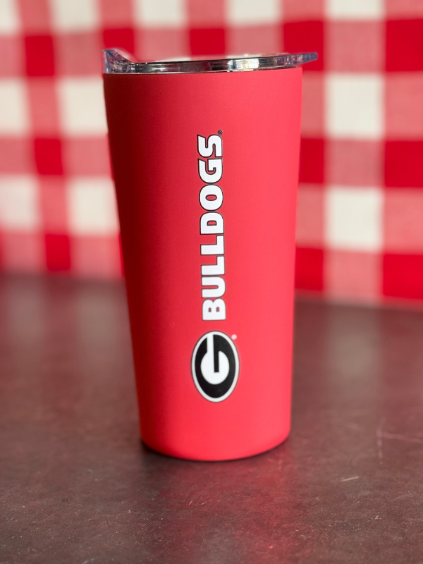 Georgia 18oz Red Stainless Tumbler Soft Touch Finish