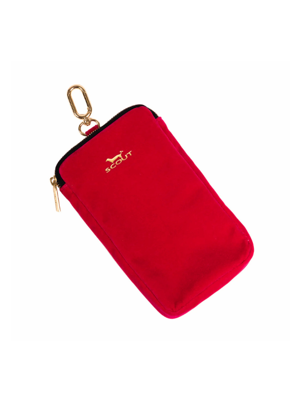 Pink Velvet Call Me Maybe Phone Pouch By Scout