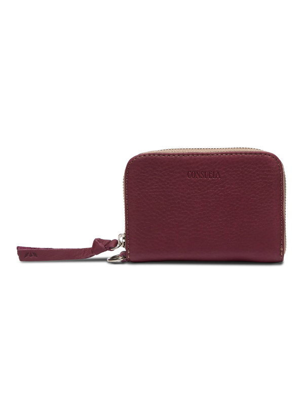 Plum Zippy Wallet By Consuela
