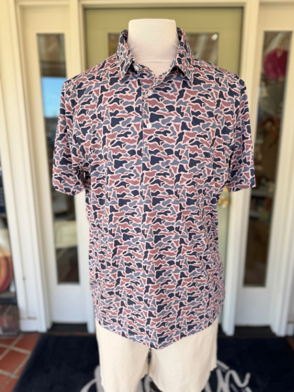 The Dustin Camo Polo