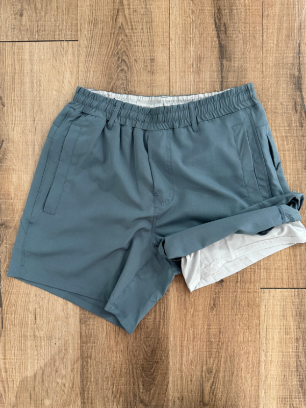 Freeballers 6” Inseam Shorts in Blue Steel
