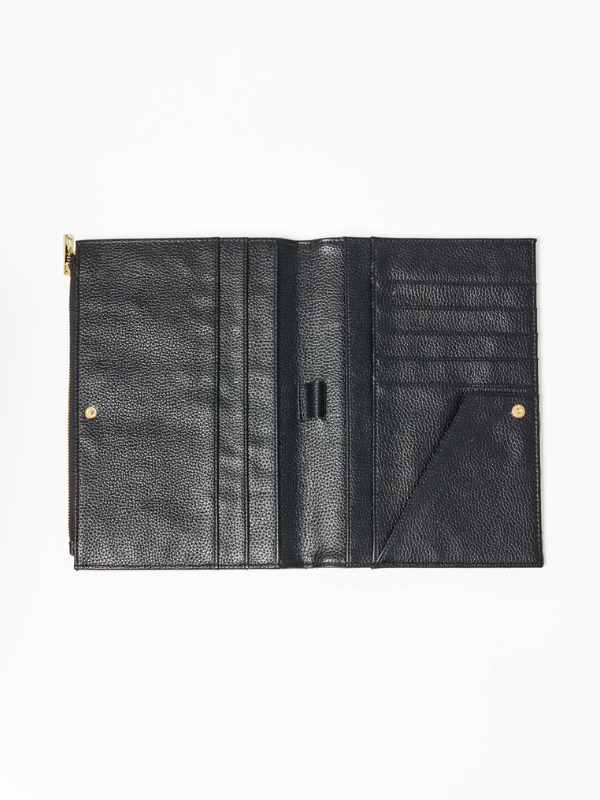 Essential Quilted Organizer in Black