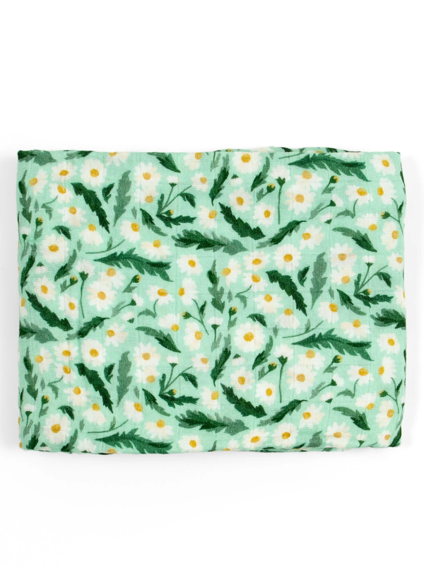 Montauk Daisy Baby Swaddle