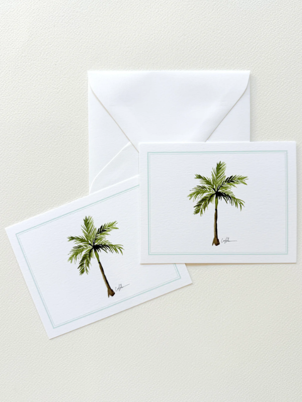 Palm Tree Notecard Set