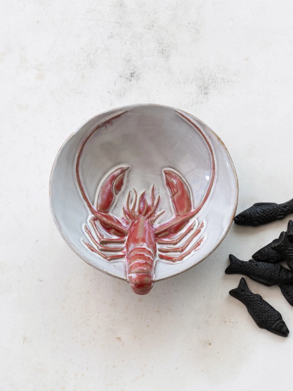 Stoneware Lobster Bowl