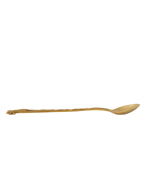 Brass Spoon with Pineapple Handle